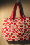 Kisses on a Canvas Tote
