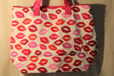 Kisses on a Canvas Tote