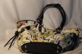 Beijo Couture Reversible Purple to Floral Tote VEGAN