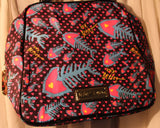 Betsey Johnson thermal lined Skeleton Fish Lunch Tote