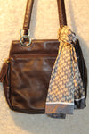 Brown Leather Travel Tote with Lots of Organized Storage
