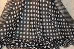 Black and White Polka Dots Large Square Scarf