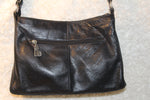 Laurel Burch Black Leather Hobo or Crossbody