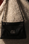 Laurel Burch Black Leather Hobo or Crossbody