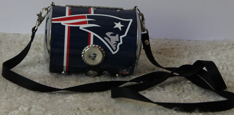 LittlEarth - "FANatic" Patriots Metal Cylinder Cache Purse