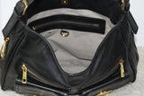 Marc Jacobs Black Leather Hobo Shoulder Bag