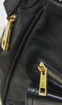 Marc Jacobs Black Leather Hobo Shoulder Bag