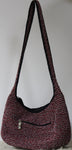 Patriotic Red White Blue Woven Hobo VEGAN