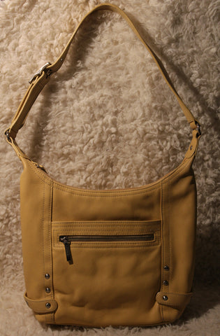 Stone & Co.  Super Soft Butter Yellow Leather Hobo Handbag