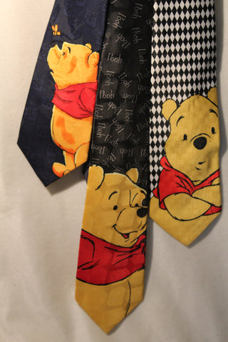 Set of 3 Winnie the Pooh Ties