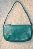 Tusk New York Turquoise Leather Mini Hobo