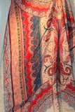 Vittorio Italy VTG Tapestry Design Silk Crepe Scarf