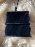 YSL Yves Saint Laurent Black Patent Belt Bag